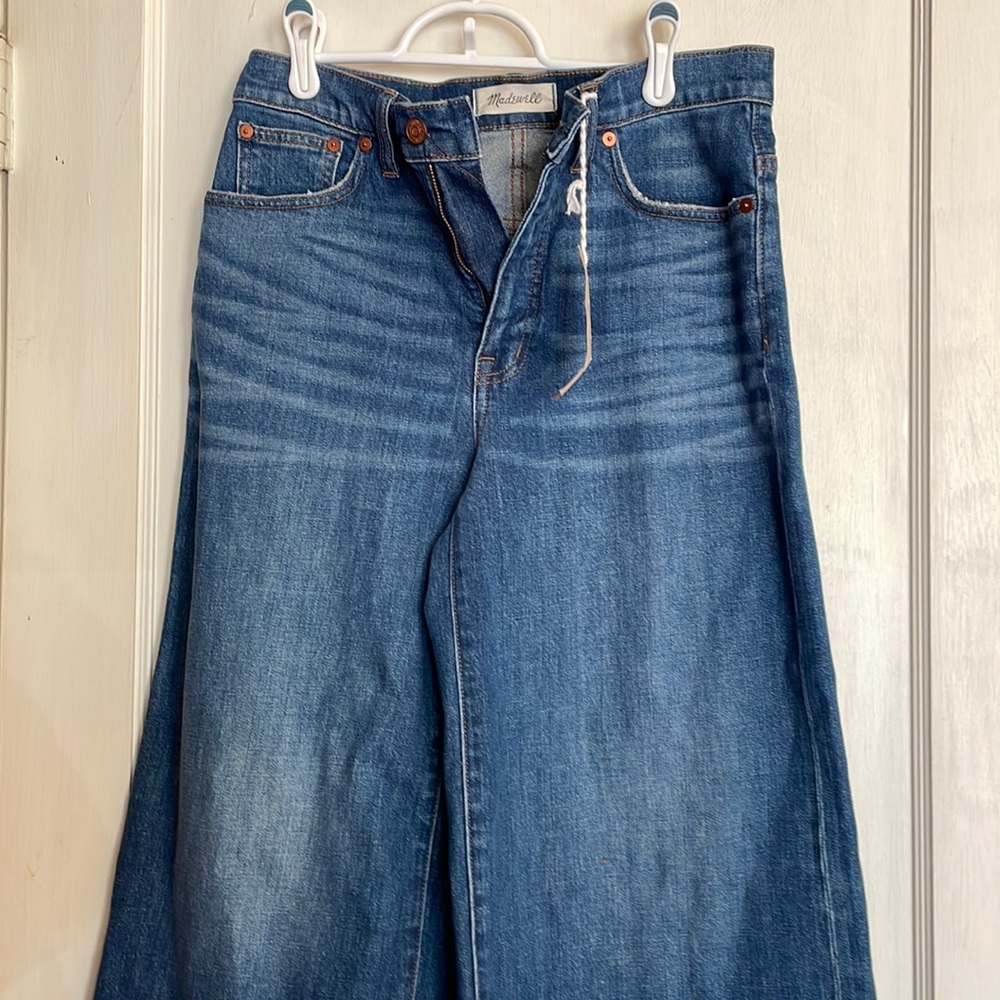 NEW Madewell Wide Leg Crop Jean